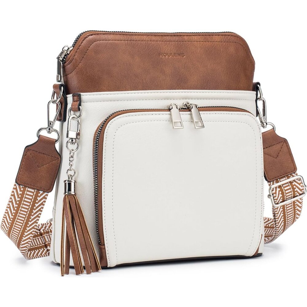Stylish Eco-Friendly Crossbody Bag With Rfid Protection - Perfect For Travel
